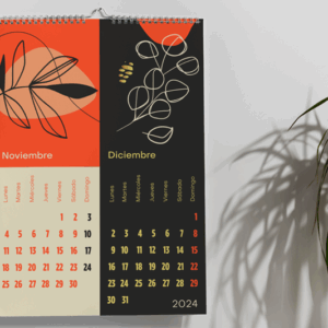 Calendario de Pared Rotativo