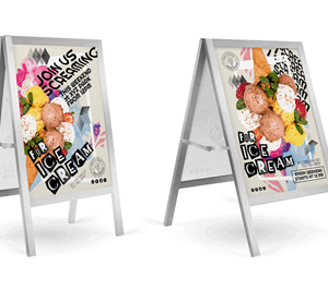 Caballete A2 Doble Cara.