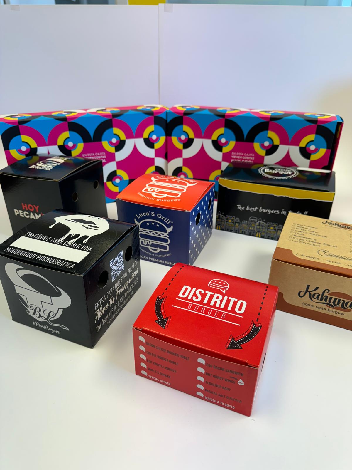 Caja Burger tipo automontable