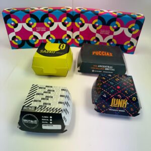 Caja Burger Tipo Concha