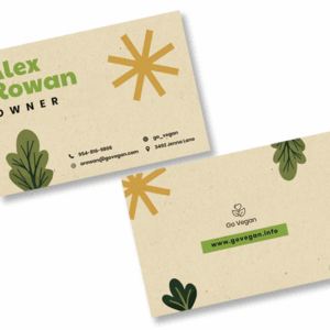 Tarjeta Eco friendly