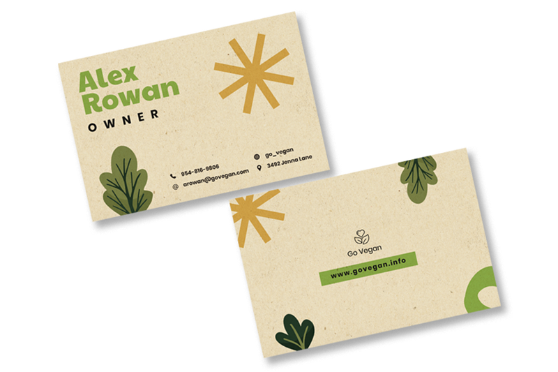 Tarjeta Eco friendly